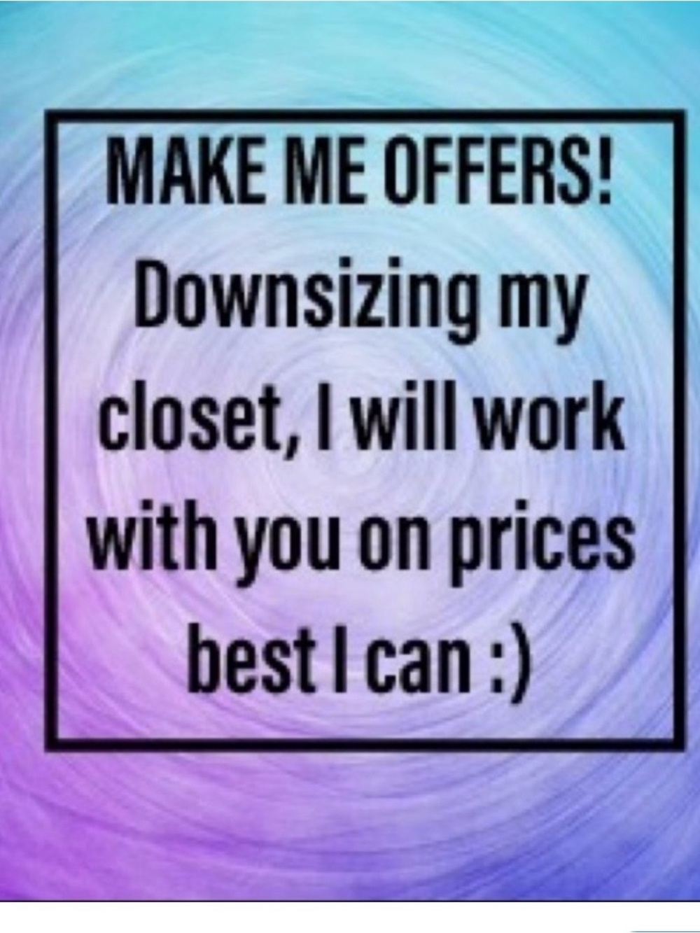 Make Me Offers! Feeling in a selling mood. Bundle and save